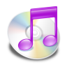 iTunes 7 Violet Icon 96x96 png